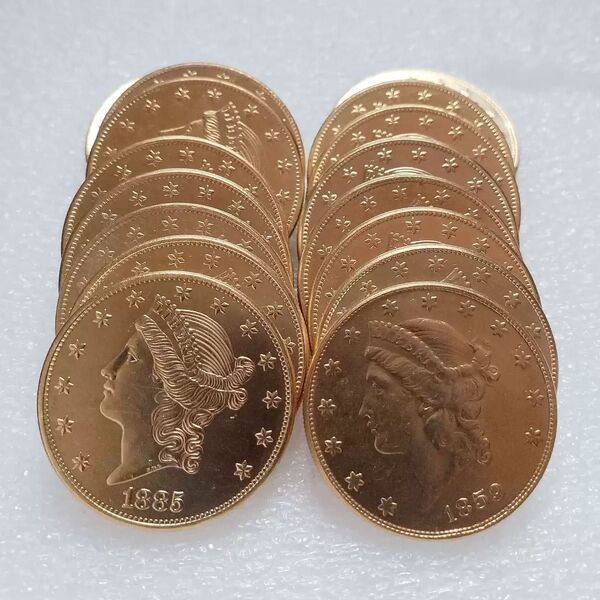 アメリカ1859年-1904年 おトク16枚セット 自由の女神像 イーグル 外国硬貨 貿易銀 コレクションコイン 直径約34mm
