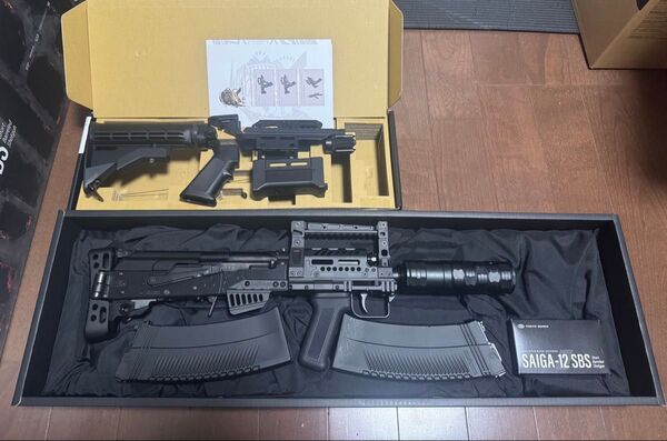東京マルイ×ITP Groza12 グローザー12 ブルバップGBB SAIGA SBSベース コンバージョン品 BK