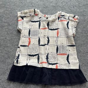abc une face ガールズ 90cm トップス