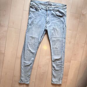ZARA メンズ XL デニム ライトブルー スキニー ジーンズ 36 ザラ