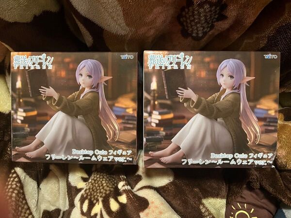 【新品未開封】葬送のフリーレン Desktop Cute フィギュア フリーレン ルームウェアver.2体セット