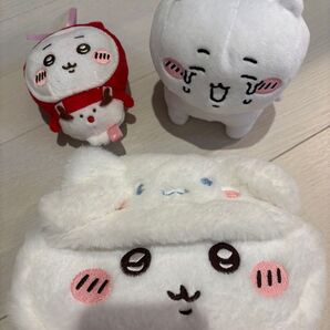 ちいかわ 3点セット ぬいぐるみ ポーチ シナモロール