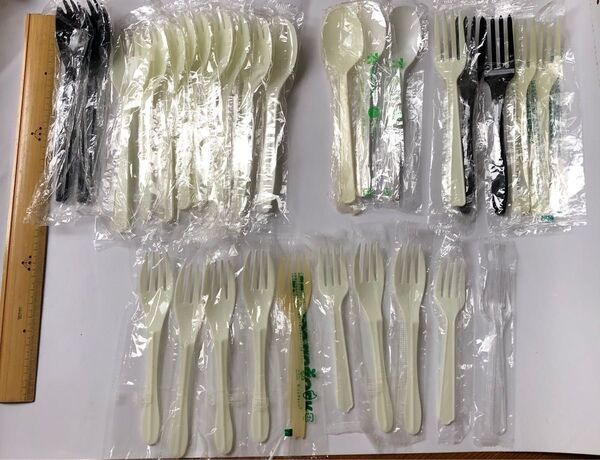 未使用 個別包装 使い捨て プラスチック カトラリー