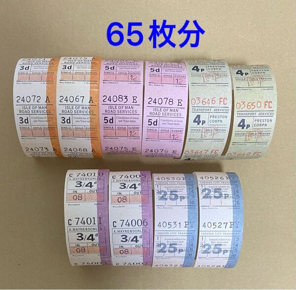 切り売り 海外 チケット柄 マスキングテープ ロールシール コラージュ