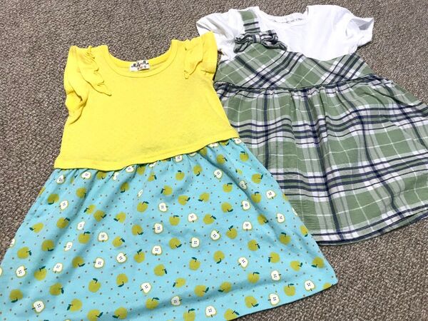 サイズ80 90 女の子 ワンピース チュニック キムラタン BOBSON mialy mail