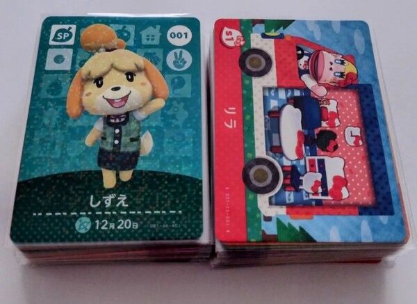 任天堂 あつまれどうぶつの森 とびだせどうぶつ森 あつ森 どう森 とび森 amiibo カード 被り無し 100枚セット