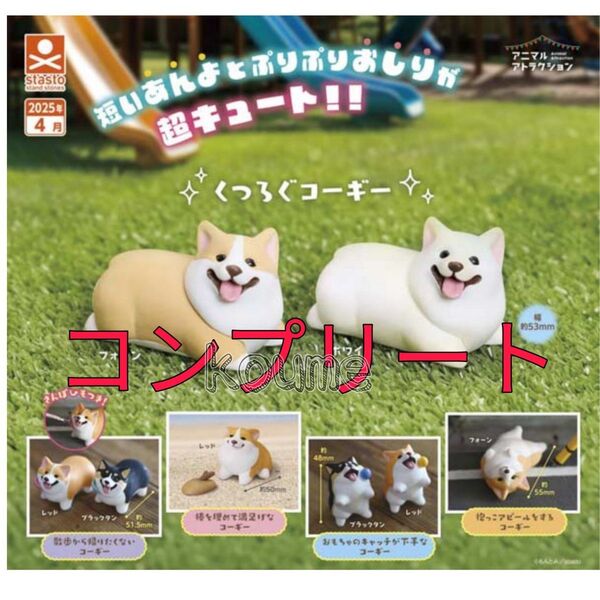 こぎさんぽ コーギー フィギュア ガチャ フィギュア 8種 全8種セット カプセルトイ ガチャガチャ