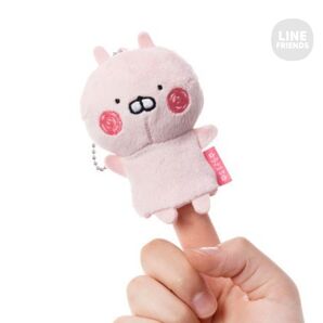 うさこ パペットキーチェーン うさまる ラインフレンズ 公式 ぬいぐるみ