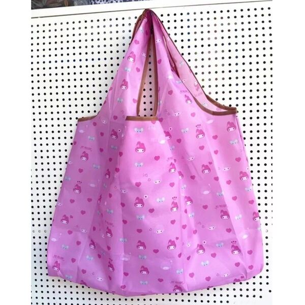 マイメロディ エコバッグ ② サンリオ 62×55cm 折り畳み マイメロ マイスウィートピアノ