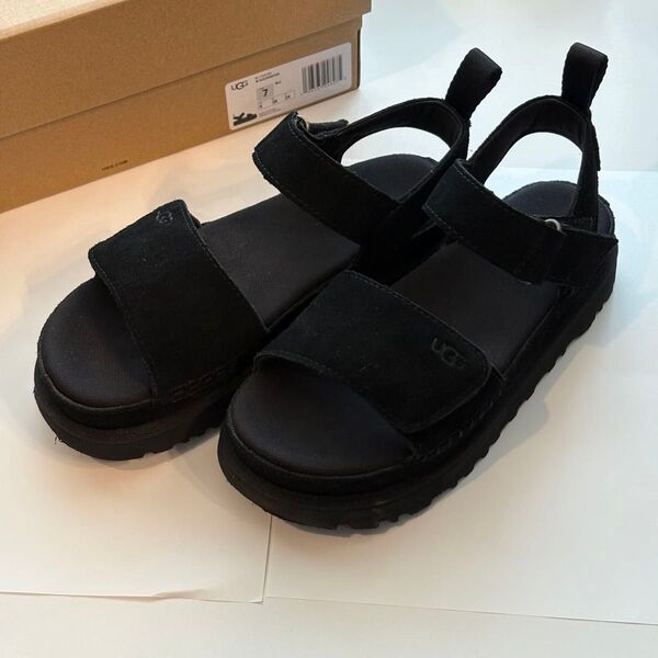 UGG GOLDENSTAR サンダル ブラック 24cm