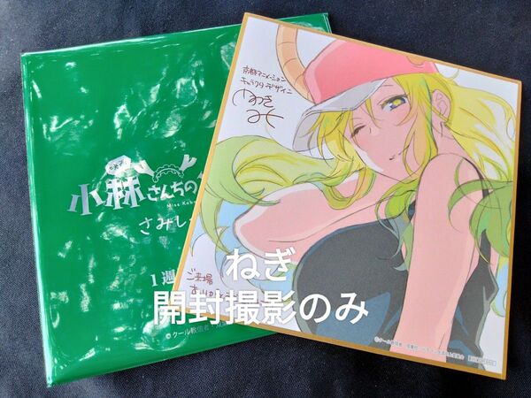 映画 小林さんちのメイドラゴン さみしがりやの竜 入場者特典 1週目 ミニ色紙 劇場版 ルコア
