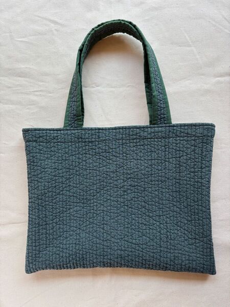 ヌビバッグ トートバッグ ハンドメイド グリーン