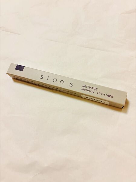 【新品未開封】stons ストンエス ブルーベリーxカフェイン配合 深呼吸サポートデバイス