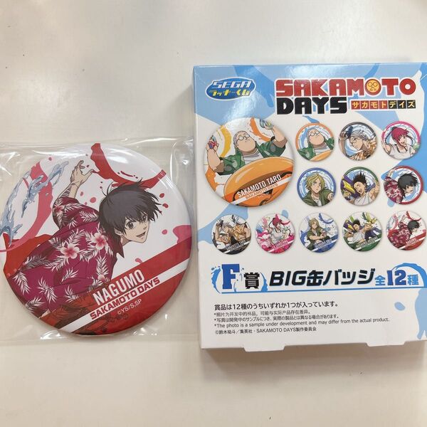 SAKAMOTO DAYS セガ ラッキーくじ 南雲 F賞 BIG缶バッジ
