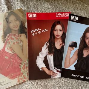 板野友美 ともちん イーモバイル パンフレット サマンサタバサ クリアファイル
