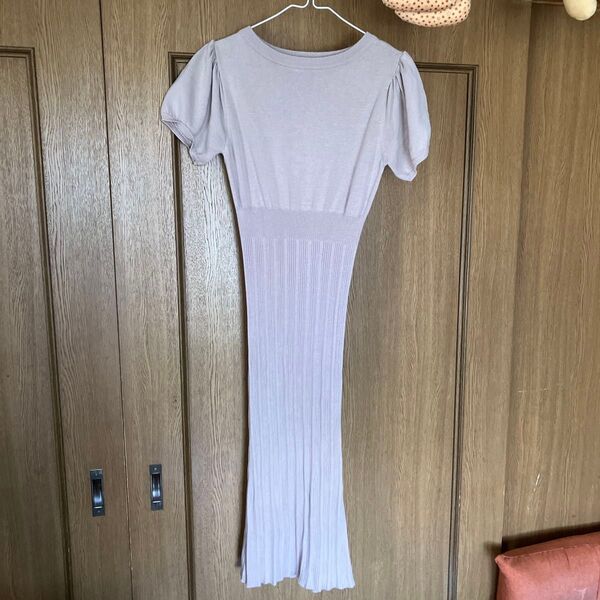 GRLサマーニットロングワンピース