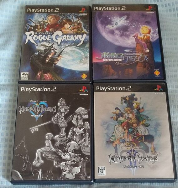 PS2 プレイステーション2 キングダムハーツ等 4本セット