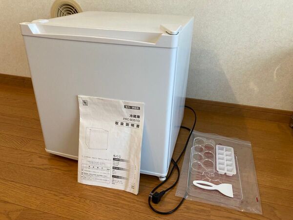 アイリスオーヤマ小型冷蔵庫 (46L)1ドア PRC-B051D-W ホワイト 2023年製