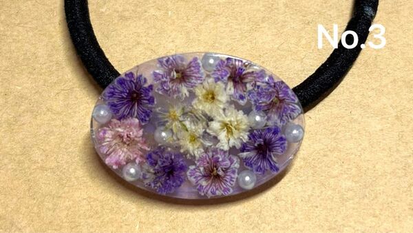 レジン ヘアゴム ハンドメイド