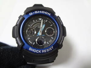 カシオ CASIO Gショック G-SHOCK アナログ／デジタル コンビ AW-591-2AJF 展示未使用品