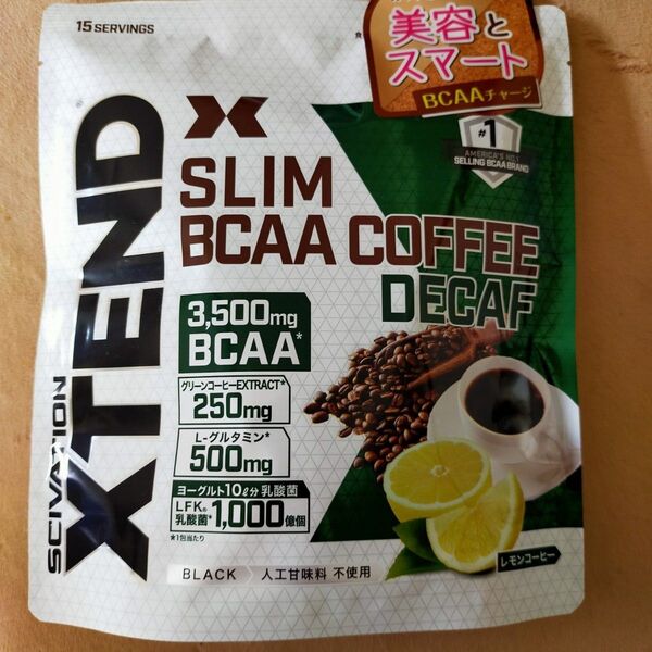 BCAA Green Coffee XTEND リカバリー スリムコーヒー DECAF 8.3g×15包