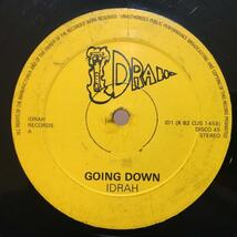 ★Idrah/Going Down - Things Didn't Work Out Fine★謎マイナーUK ROOTS REGGAE！_画像1