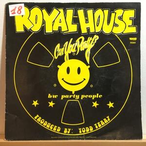 ☆Royal House/Can You Party☆ハウス・クラシック！7inch 45