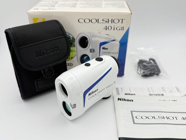 【美品】Nikon COOLSHOT 40i GII G2 ニコン クールショット ゴルフ用レーザー距離計
