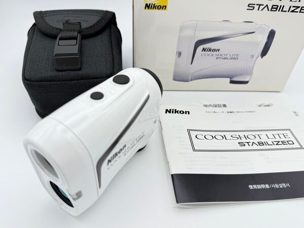 【美品】Nikon COOLSHOT LITE STABILIZED ニコン クールショット ライト スタビライズド ゴルフ距離計