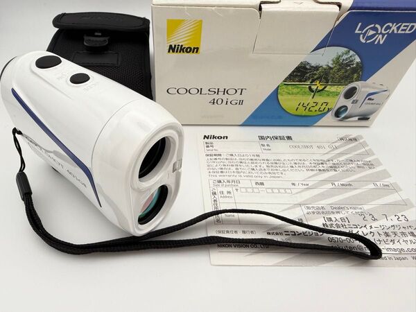【美品】Nikon COOLSHOT 40i GII G2 ニコン クールショット ゴルフ用レーザー距離計