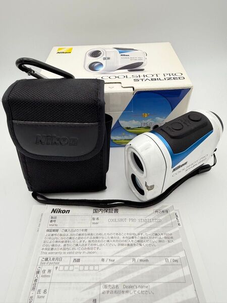 Nikon COOLSHOT PRO STABILIZED ニコン クールショット プロ スタビライズド ゴルフ用レーザー距離計