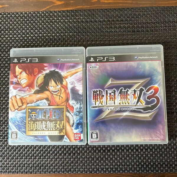 【PS3】戦国無双3 ワンピース海賊無双 セット販売 【中古品】