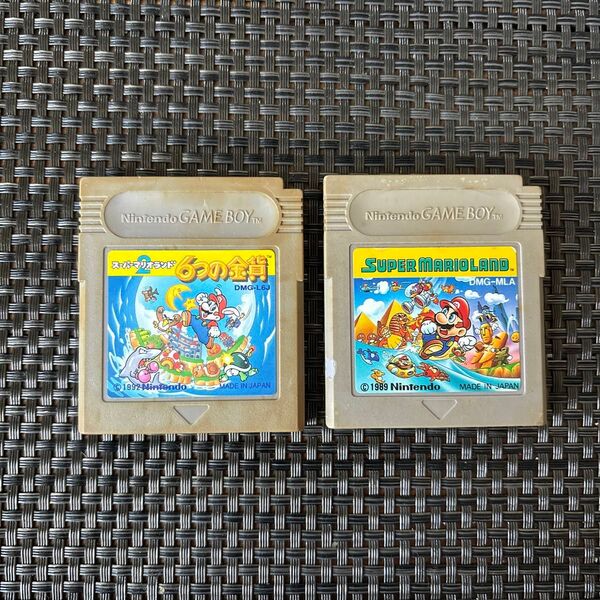 【ゲームボーイ】スーパーマリオランド+スーパーマリオランド2 6つの金貨 セット販売 【中古品ソフトのみ】