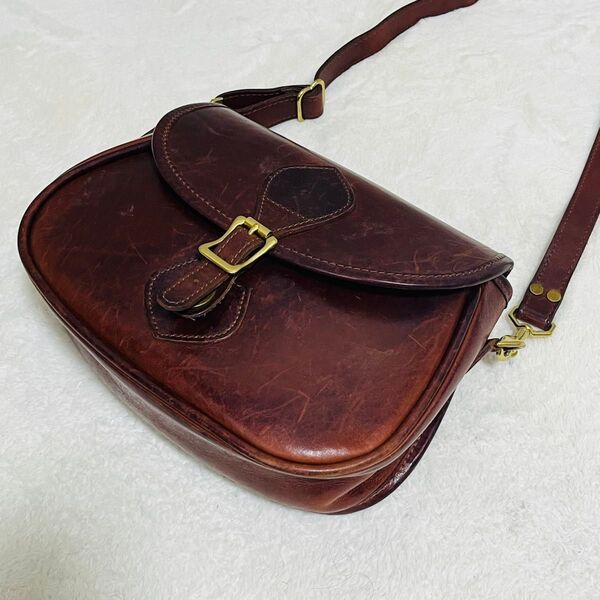 J.W.HULME ジェイダブルホルム ヴィンテージ ショルダー バッグ 牛革 USA