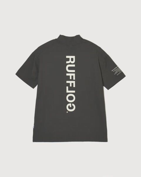 RUFFLOG VERTICAL LOGO MOCK NECK SHIRTS L