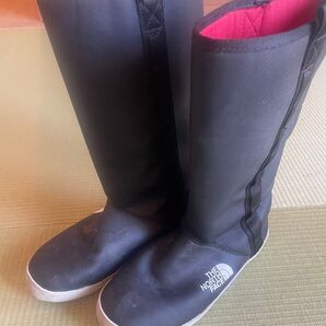 the north face 長靴 22㎝ US5 ノースフェイス レディース ブラック ブーツ