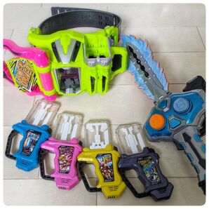 仮面ライダーエグゼイド 変身ベルトガシャコンソード ガシャット4個セット