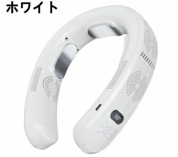ネッククーラー 首掛け 3つ冷却プレートdcモーター 羽なし 冷房/暖房