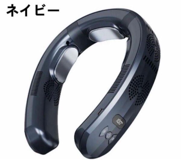 ネッククーラー 首掛け 3つ冷却プレートdcモーター 羽なし 冷房/暖房