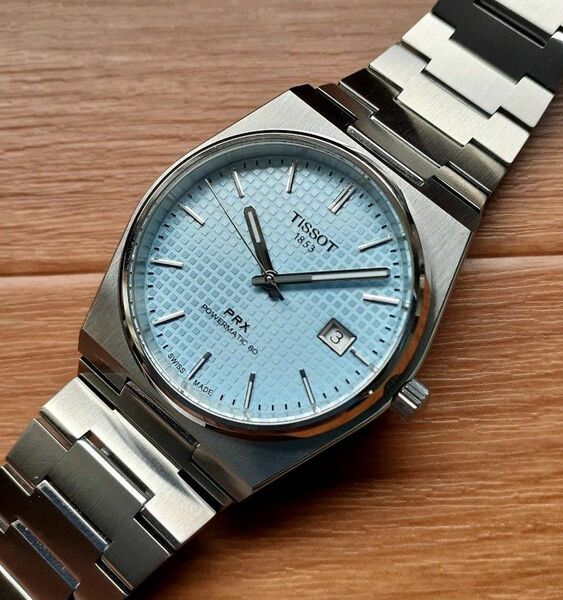 TISSOT PRX POWERMATIC 80 40mm アイスブルー 自動巻き 腕時計 メーカー 販売店延長保証
