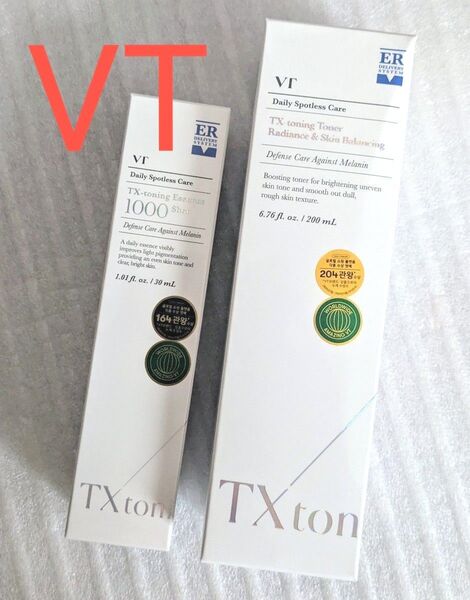 未開封新品 VT TXトーニングトナー200ml エッセンス1000shot 30ml 化粧水 美容液 美白