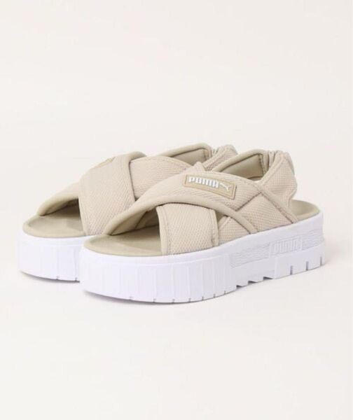 PUMA W MAYZE プーマ メイズ サンダル ベージュ 24cm 美品