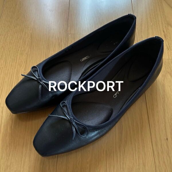 ROCKPORT ロックポート トータルモーション レイラニ プレーン バレエ フラットシューズ 24.5cm 美品