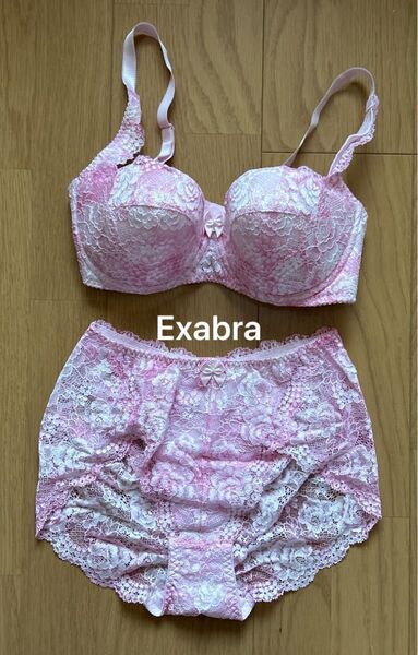 Exabra エクサブラ・ドゥ ブラジャー エクサショーツ セット F70 L 未使用 特許
