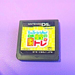 考える力をぐんぐん伸ばすDS幼児の脳トレ 動作確認済み ソフトのみ ニンテンドーDS