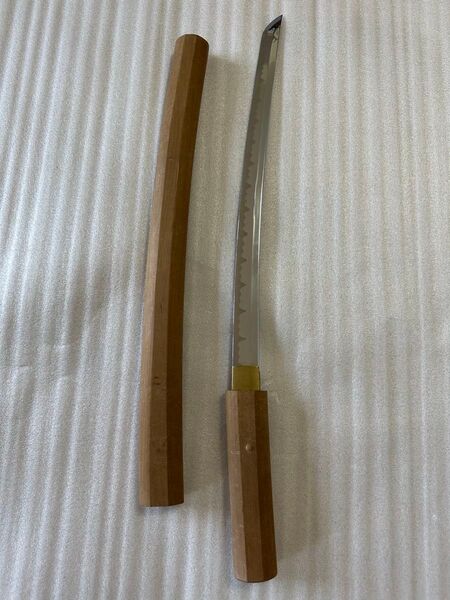 模造刀 白鞘 鞘付長さ約67.5cm 脇差 FL13