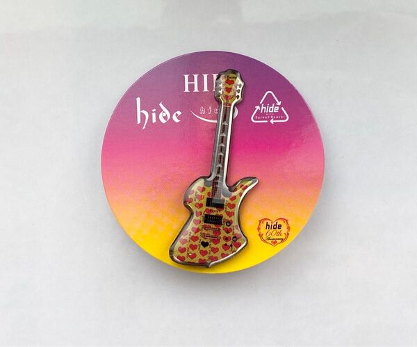 hide 60th ピンズカプセル ギターコレクション イエローハート
