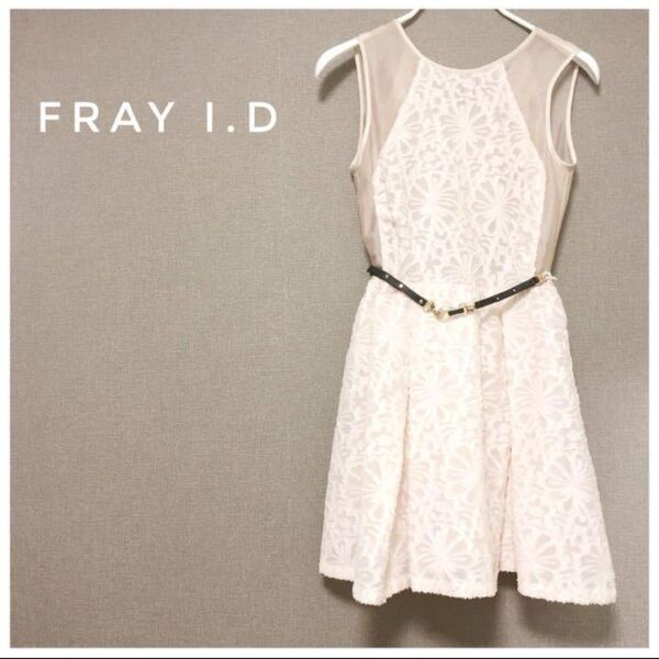【FRAY I.D】シースルーワンピース、おしゃれ夏ワンピ ノースリーブ ノースリーブワンピース
