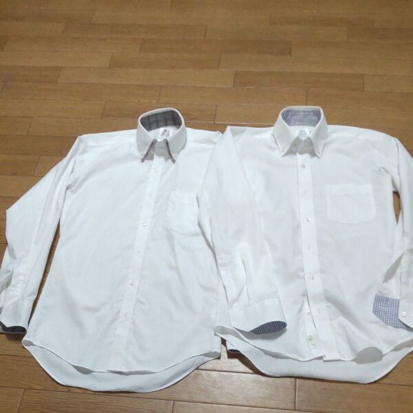brickhousebytokyoshirts メンズ長袖 ワイシャツs84サイズ2枚セット①