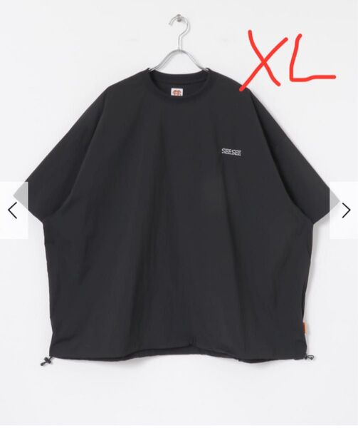 SEE SEE シーシー BIG NYLON SS CREWナイロン XL